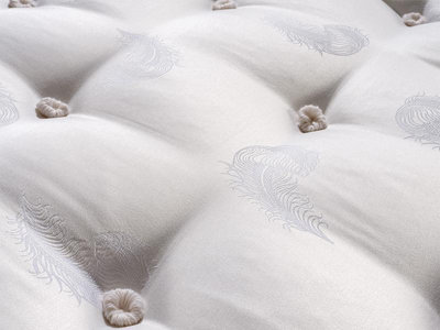 Sophia Briar-Rose Clarissa 2000 Pocket Sprung Natural Cashmere Wool Bed Set 4FT6 Double Large End Drawer - Wool Chestnut