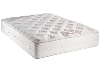 Sophia Briar-Rose Pandora 3000 Pocket Sprung Memory Foam Bed Set 4FT Small Double Large End Drawer- Plush Velvet Pink