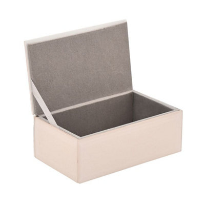 Sophia Classic Nude Glass Jewellery Box
