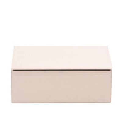 Sophia Classic Nude Glass Jewellery Box