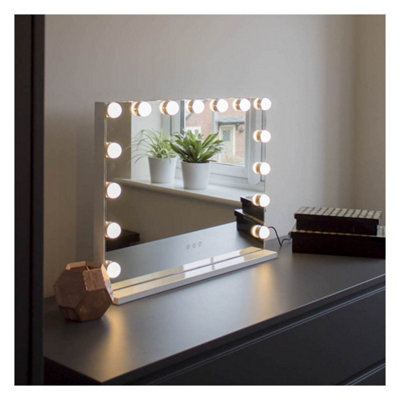 Hollywood led deals lighted vanity mirror