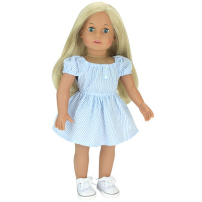 Sophia's by Teamson Kids 18'' Soft Bodied Blonde Doll "Sophia" with Blue Eyes