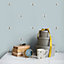 Sophie Allport Blue Bees Pearl effect Embossed Wallpaper