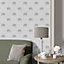 Sophie Allport Grey Wildlife Pearl effect Embossed Wallpaper