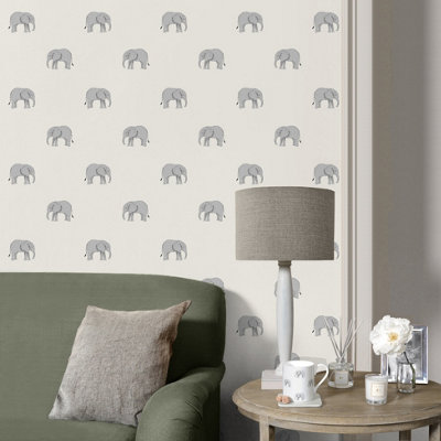 Sophie Allport Natural Wildlife Pearl effect Embossed Wallpaper