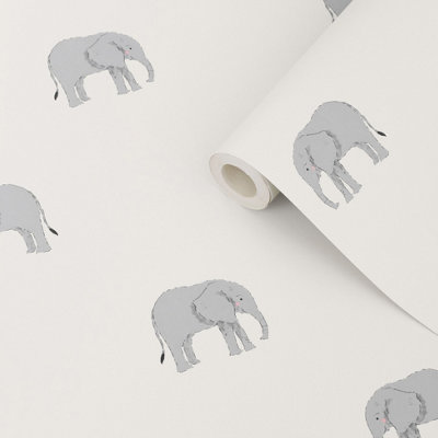 Sophie Allport Natural Wildlife Pearl effect Embossed Wallpaper