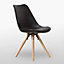 Sophie Dining Chair Single, Black