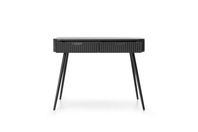 Sophisticated Zova Desk H800mm W1030mm D490mm in Midnight Black - Sleek Workspace Solution