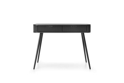 Sophisticated Zova Desk H800mm W1030mm D490mm in Midnight Black - Sleek Workspace Solution