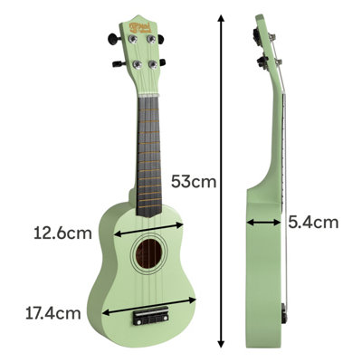 Soprano Beginners Ukulele with Bag, Pick & Carbon Strings