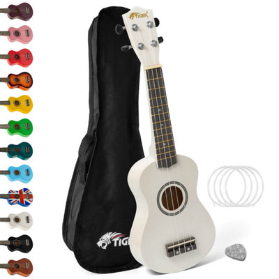 Soprano Beginners Ukulele with Gig Bag, Felt Pick & Aquila Strings