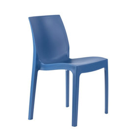Sorith Quality Strong Kitchen And Dining Chair Blue