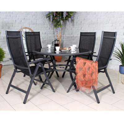 Sorrento 4 Seater Round Deluxe Recliner Set