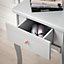 Sorrento Grey Side Table with Drawer