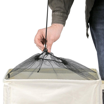 Sorter and Organizer on Wheels - 22" Rolling Slim Laundry Basket with Stand - Laundry Hamper Basket - 4