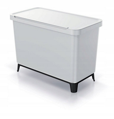 Sorting Waste Bin Modern Recycling Segregation Lidded Handle 7 Models Wall mount 1x10 Litre + 1x23 Litre container