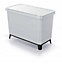 Sorting Waste Bin Modern Recycling Segregation Lidded Handle 7 Models Wall mount 3 x 10 Litre container