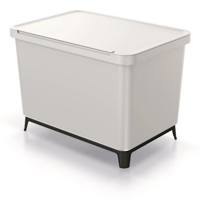 Sorting Waste Bin Modern Recycling Segregation Lidded Handle 7 Models Wall mount 4 x 10 Litre container