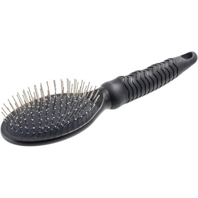 SOTNOS Single Sided Pin Brush for Dogs and Cats Non Slip Handle for ...