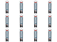 Soudal All Weather Sealant Clear 290ml-Weatherproof, High-performance - Pack of 12