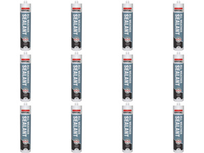 Soudal All Weather Sealant Clear 290ml-Weatherproof, High