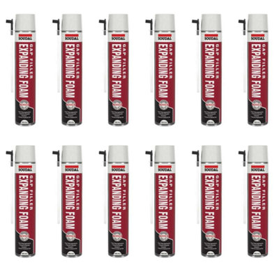Soudal Expanding Foam Gun Grade 750ML (Pack of 12) DIY at B&Q