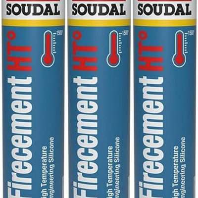 MASTIC HAUTE TEMPERATURE SOUDAL 300 ML