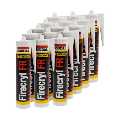 Soudal Firecryl FR Fire-Rated Sealant (15 Pack) - White