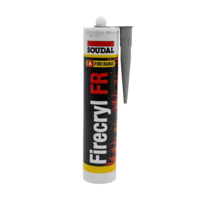 Soudal Firecryl FR Fire-Rated Sealant - Grey