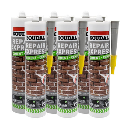 Soudal Repair Express Cement (6 Pack) - Grey