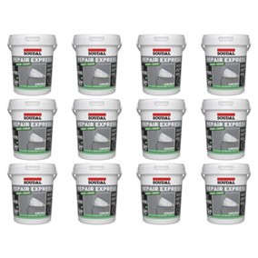 Soudal Repair Mortar Cement Ready Mix Brick Pointing Filler Grey 900ml 6875 (152305) (Pack of 12)