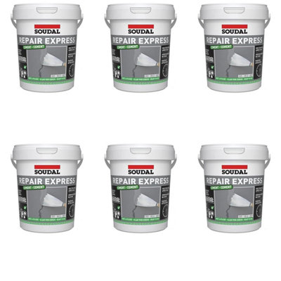 Soudal Repair Mortar Cement Ready Mix Brick Pointing Filler Grey 900ml