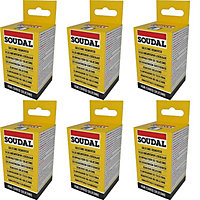 Soudal Silicone Remover, White, 100 ml (Pack of 6)