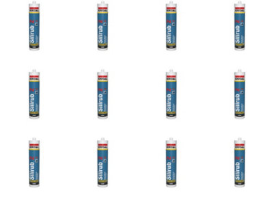 24x Soudal Silirub AL Clear. Premium Qualität LM Silikon EXP 2026