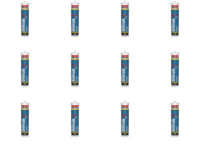 Soudal Silirub 2 Neutral Silicone - 300ml - Clear (Pack of 12)