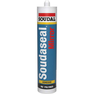 Soudal Soudaseal Mirror Sealant Grey 290ml-MS Polymer, Waterproof