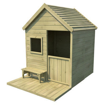 Soulet Heidi Playhouse with Patio 6 x 4 Pressure Treated - 4