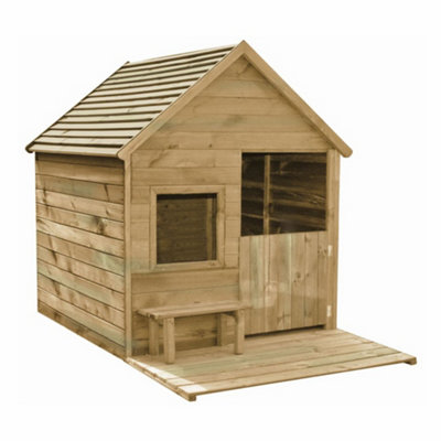 Soulet Heidi Playhouse with Patio 6 x 4 Pressure Treated - 5