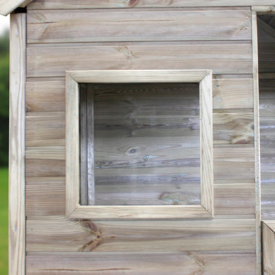 Soulet Heidi Playhouse with Patio 6 x 4 Pressure Treated - 6