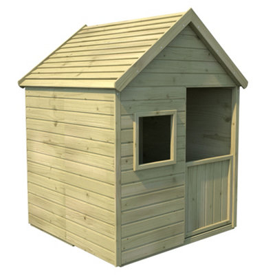 Soulet Marina Playhouse 1.2m x 1.2m Childrens Playhouse Pressure Treated - 4