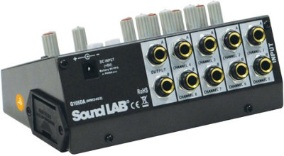 SoundLab 4 Channel Stereo Microphone Mixer