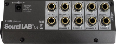 SoundLab 4 Channel Stereo Microphone Mixer