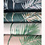 South Beach Palm Leaf Wallpaper Emerald Green Fine Decor FD42679