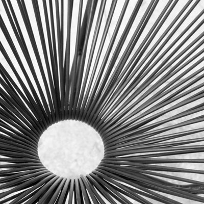 Southbury Designer Egg String Chair Bistro Garden Set - Black