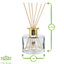 Soy Wax Scented Candle & Reed Diffuser Set - 130g - Lemongrass
