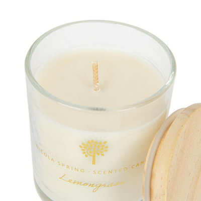 Soy Wax Scented Candles - 130g - Lemongrass - Pack of 3