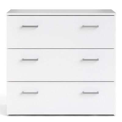 Space Chest of 3 Drawers in White