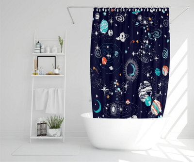 Space Galaxy constellation (Shower Curtain) / Default Title Price Comparisons | Compare The Build