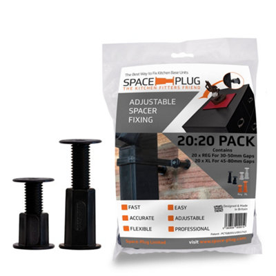 Space-Plug 20 Regular + 20XL Black