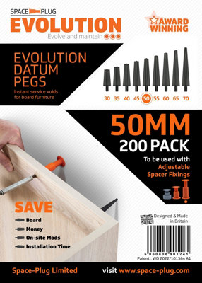 Space-Plug 50mm Service Void Peg